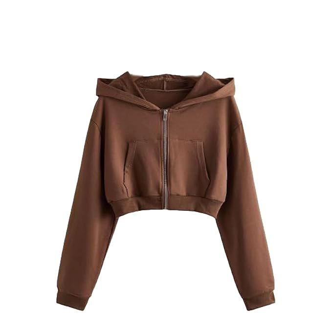 Crop Hoodie for Women's