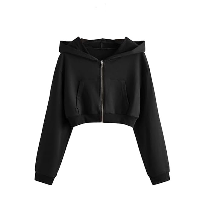 Crop Hoodie for Women's